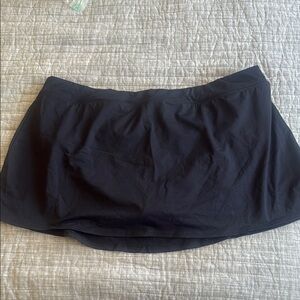 Lands' End Women's Black Swim Skirt